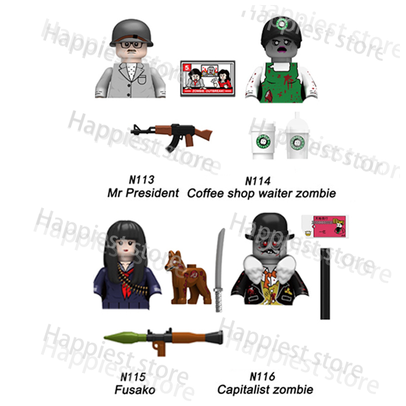 MOC-مدينة هالوين اللبنات للأطف - مراجعة Kids Zombie Toys وسعره