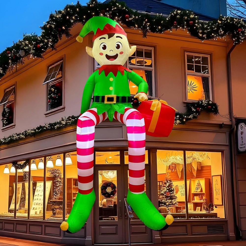 8FT عيد الميلاد المطاطية يجلس  - مراجعة Kids Toys Xmas وسعره
